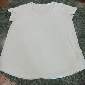 Athleta Stratus II Tee Womens M Mint Short Sleeve Scoop Neck Lightweight T Shirt